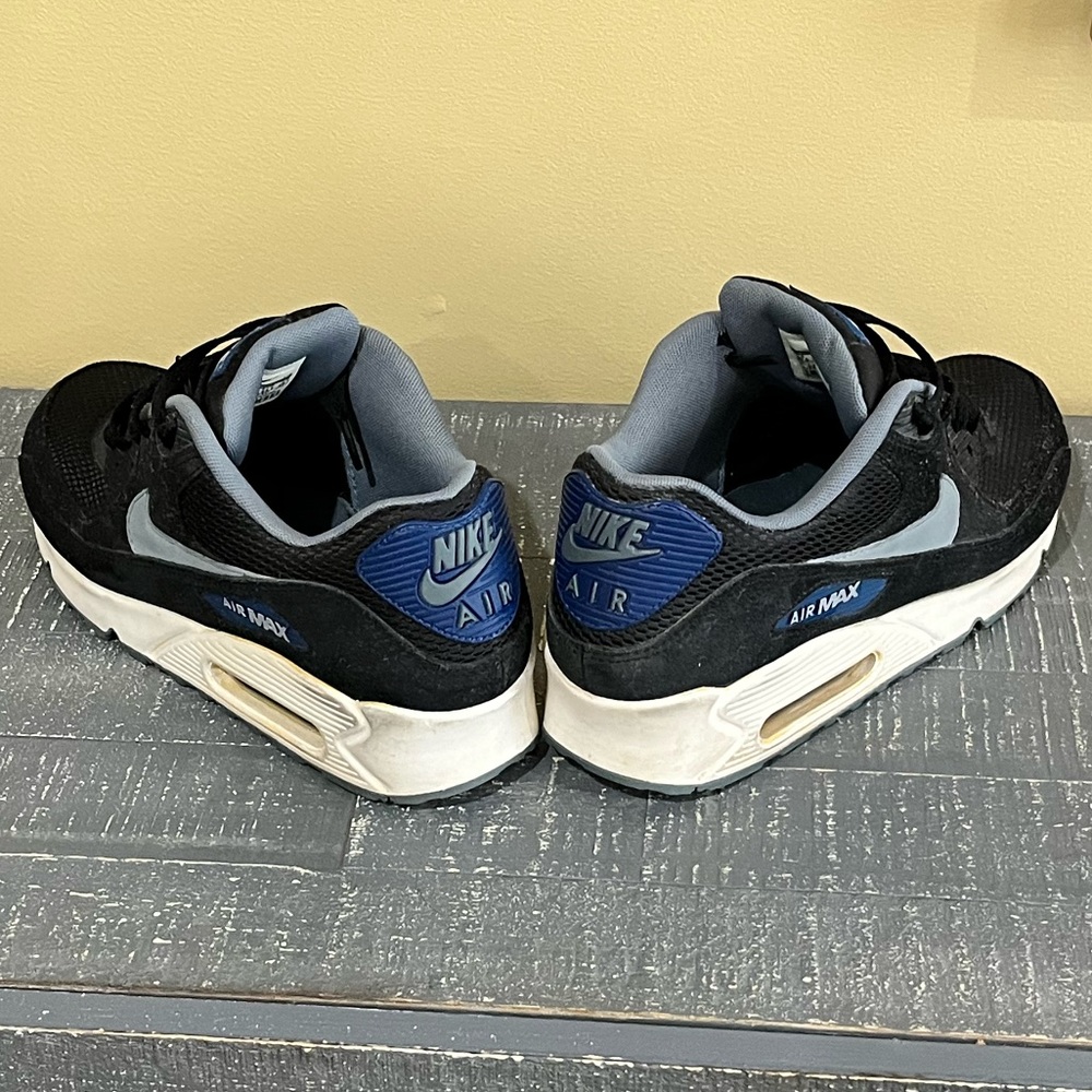 Air Max 90 Essential 'Black Blue' Sneakers